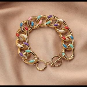 Chunky fashion bracelet.New never worn